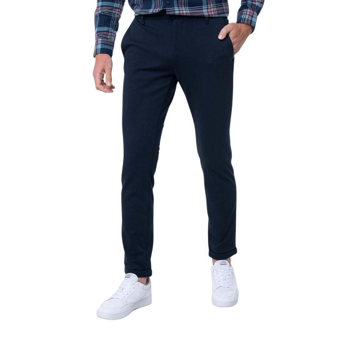 Tom Tailor Men Blue Trousers