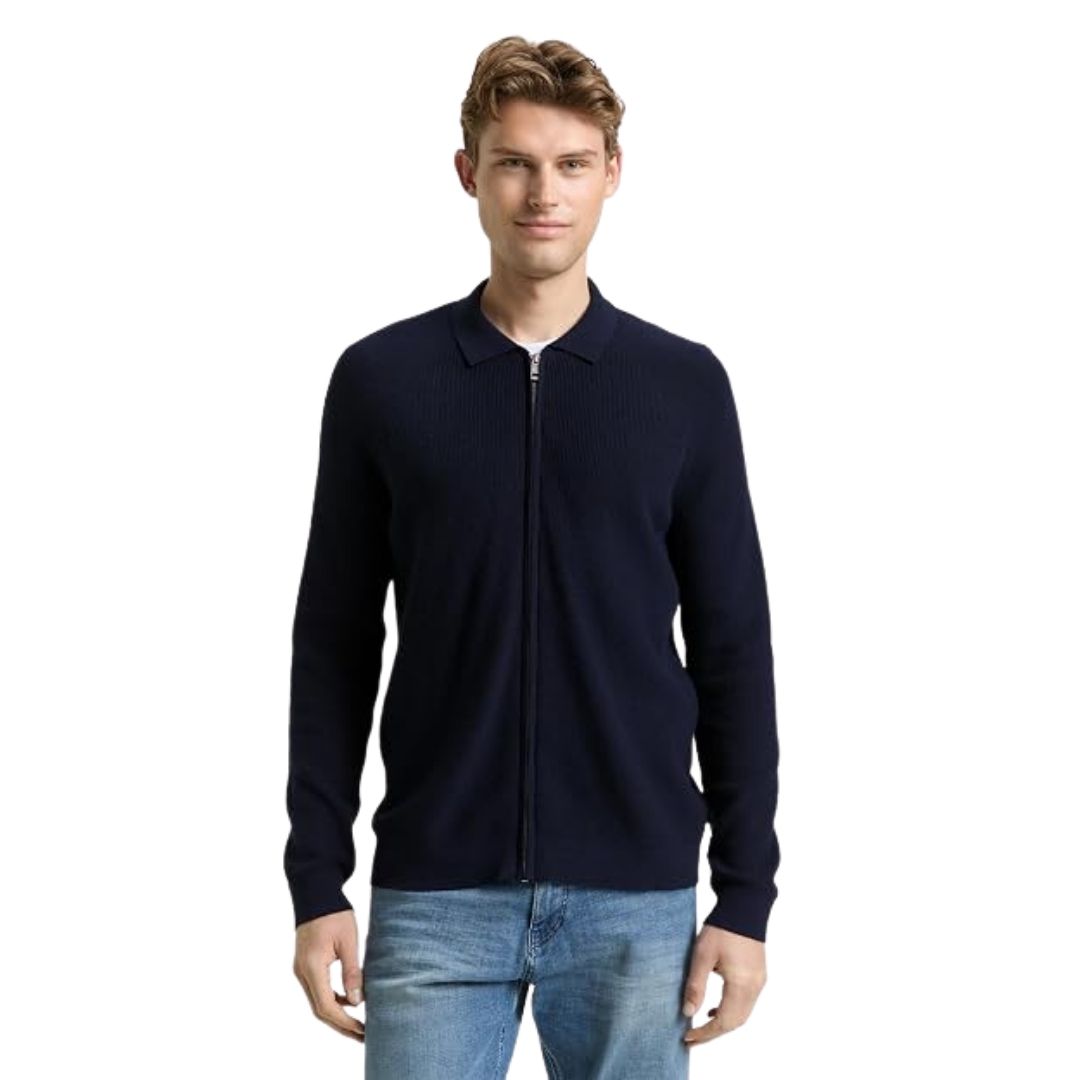 Tom Tailor Blue Men Cardigan