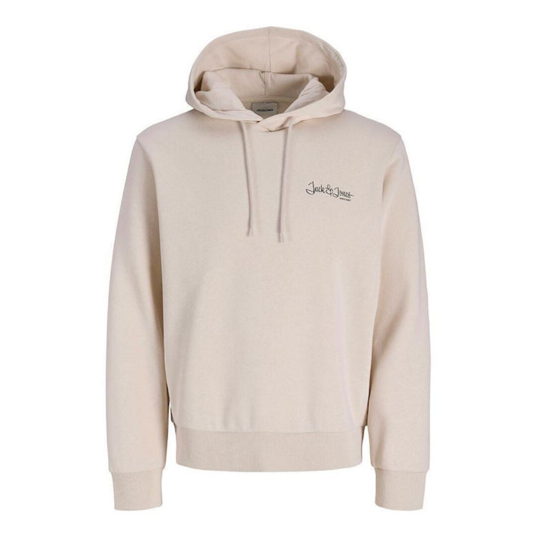 Jack & Jones Men's Yuki Hooded Sweater | Beige