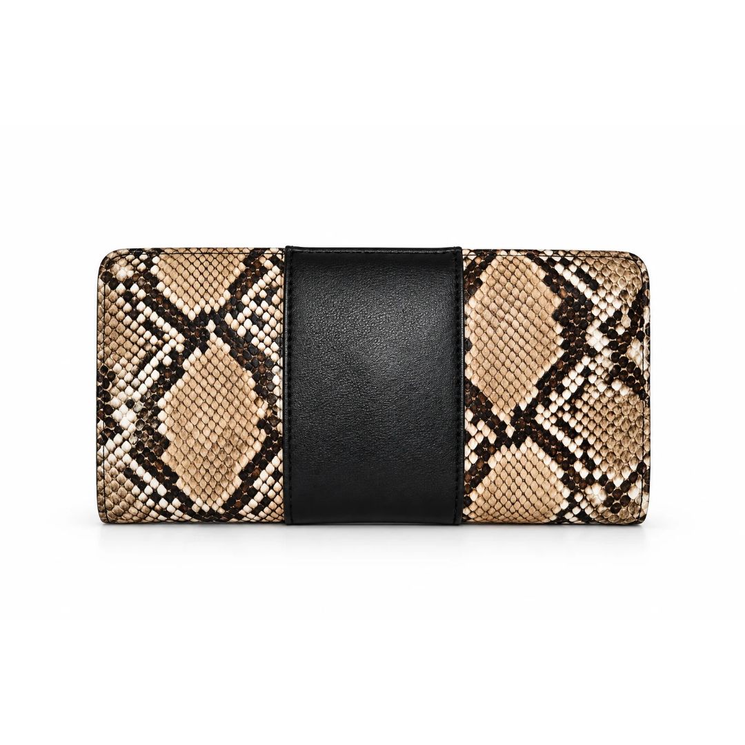 Roberto Cavalli Sport Wallet | Brown Patterned