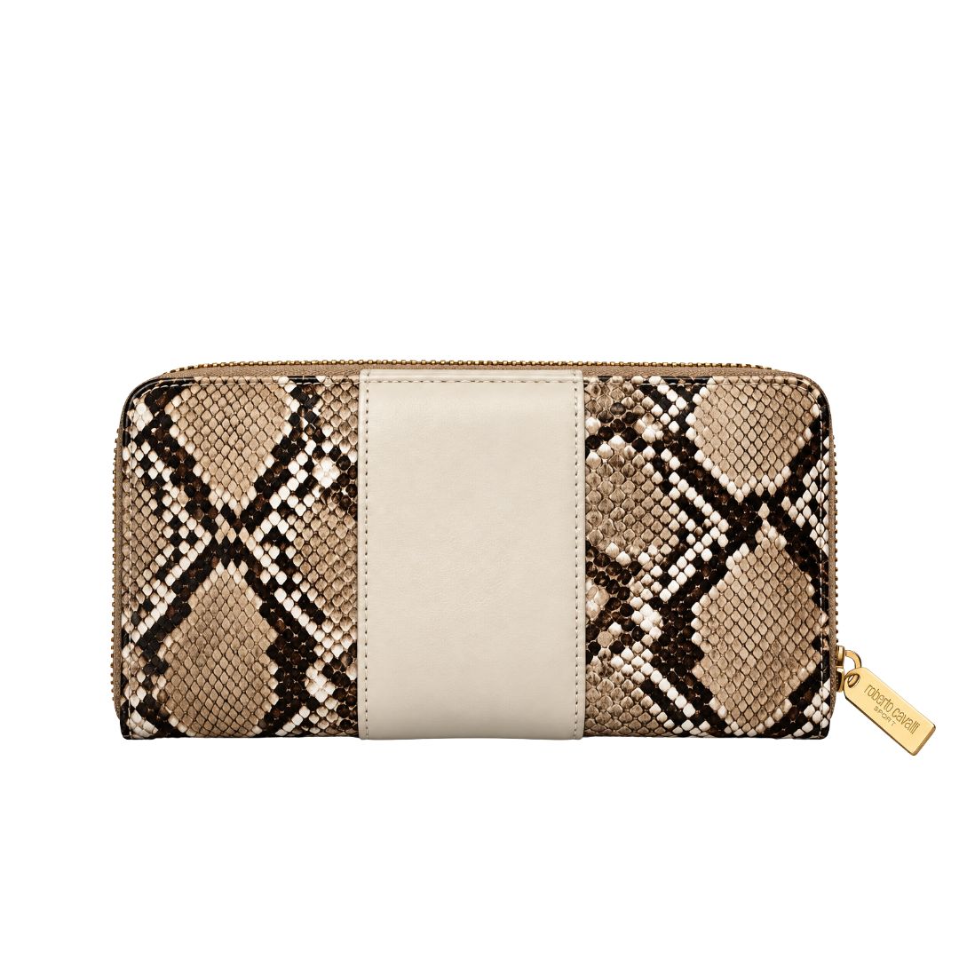 Roberto Cavalli Sport Wallet | Brown Patterned
