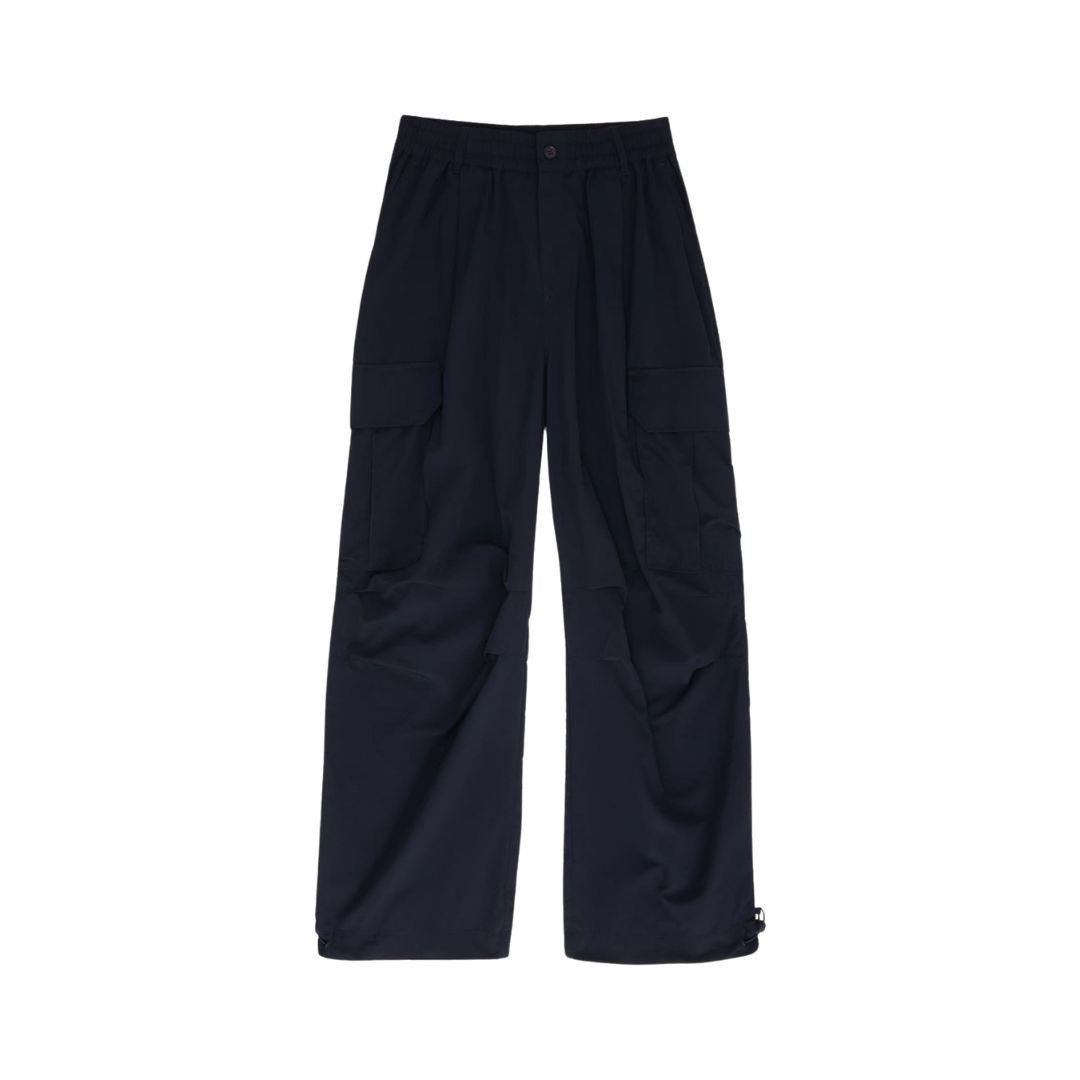 Tom Tailor Black Cargo Style Trousers