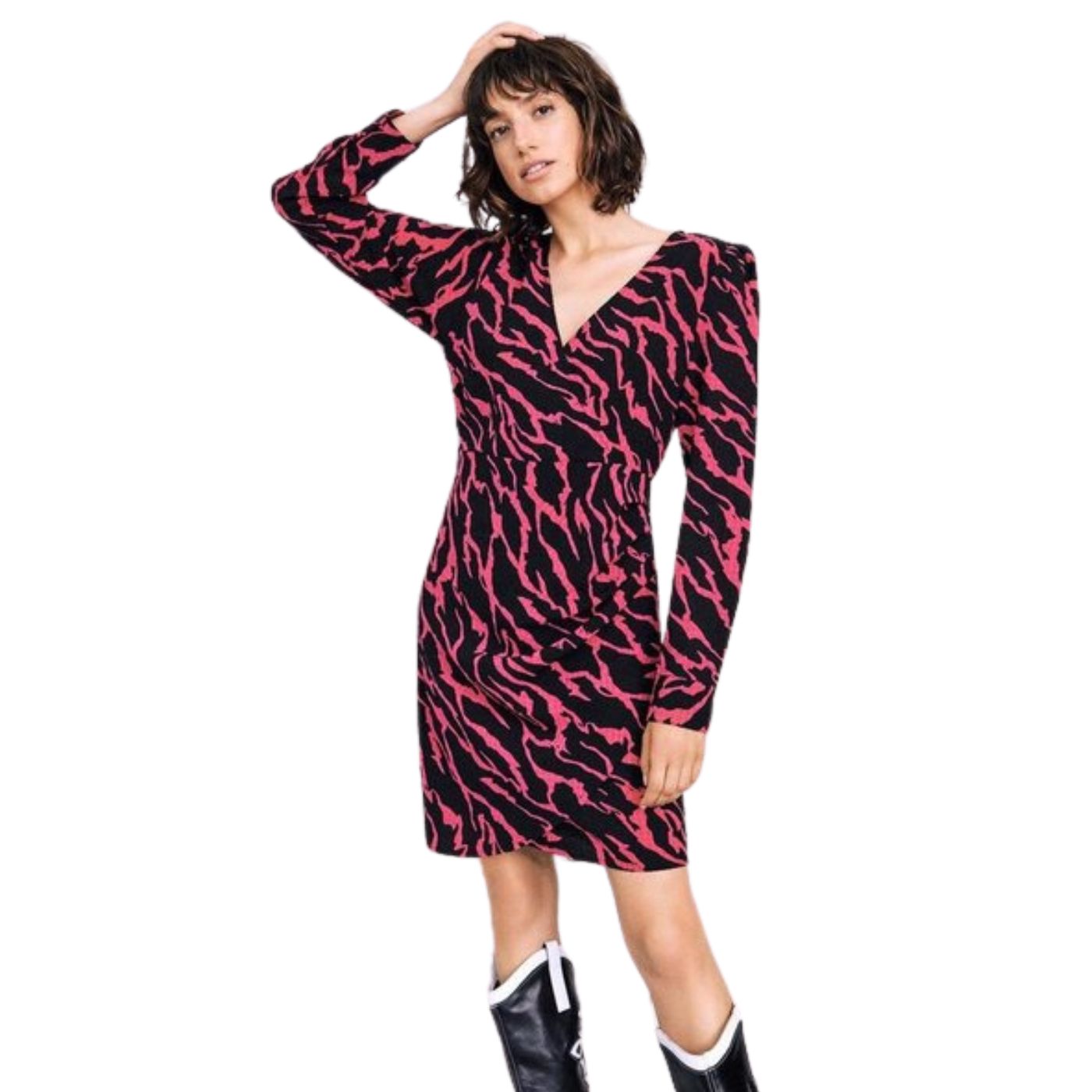 Vila Vimolly LS Short Wrap Dress