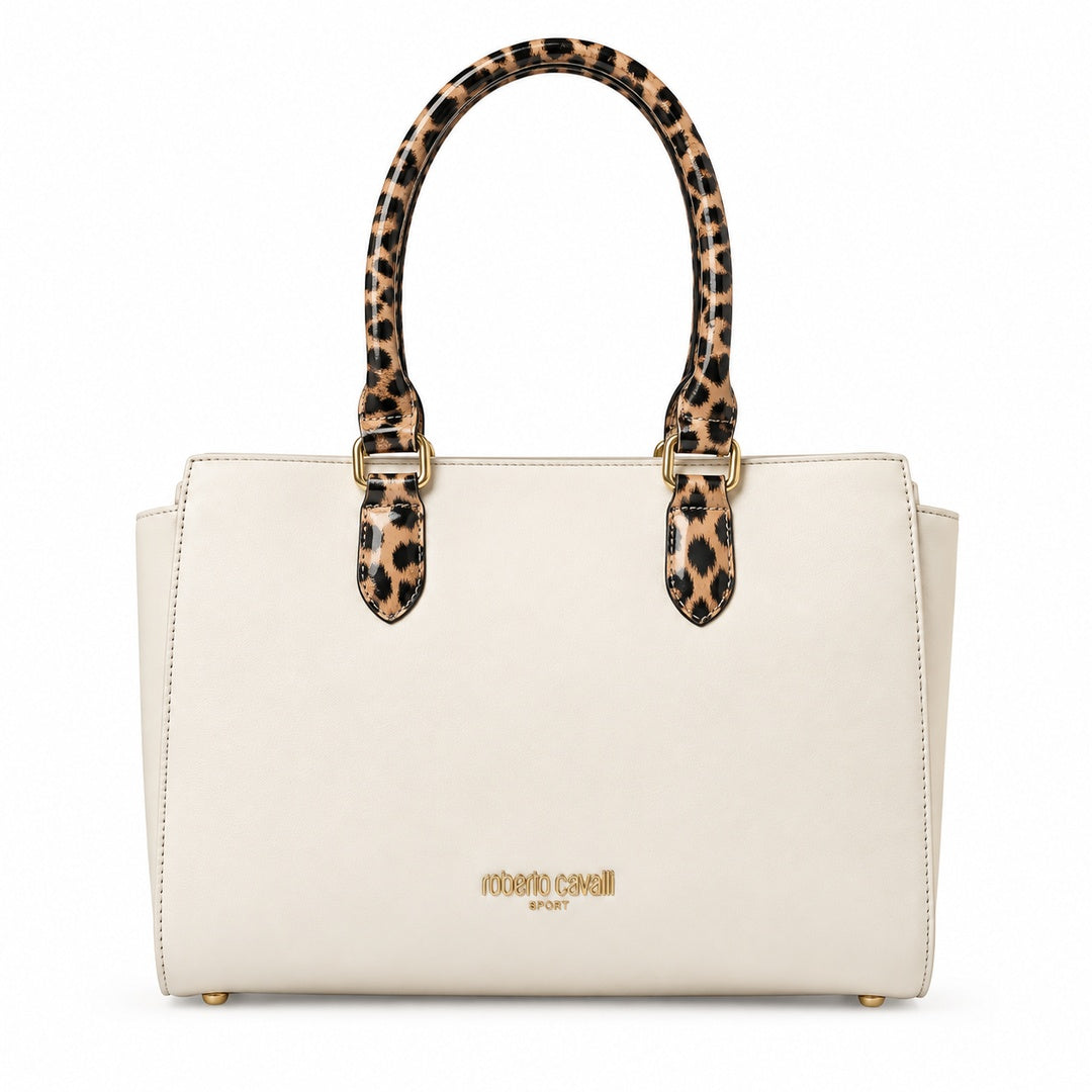 Roberto Cavalli Sport Bag | Cream