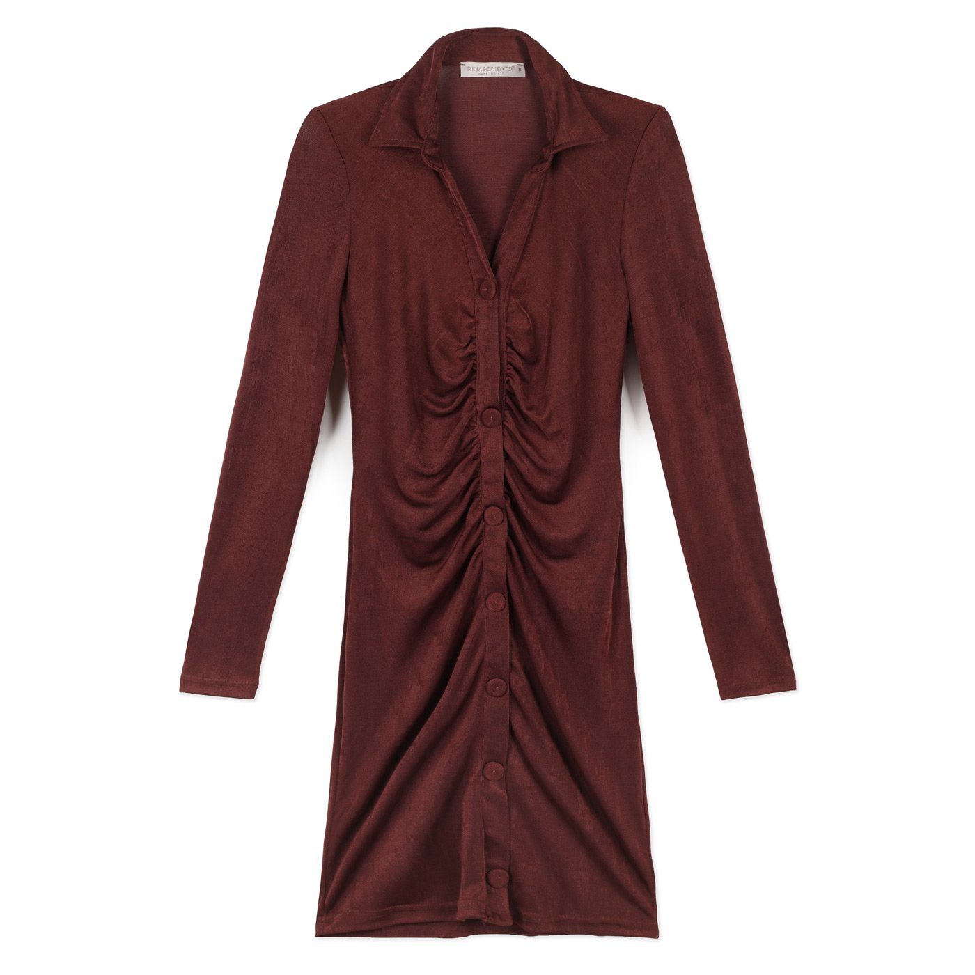 Rinascimento Long sleeve Dress | Brown