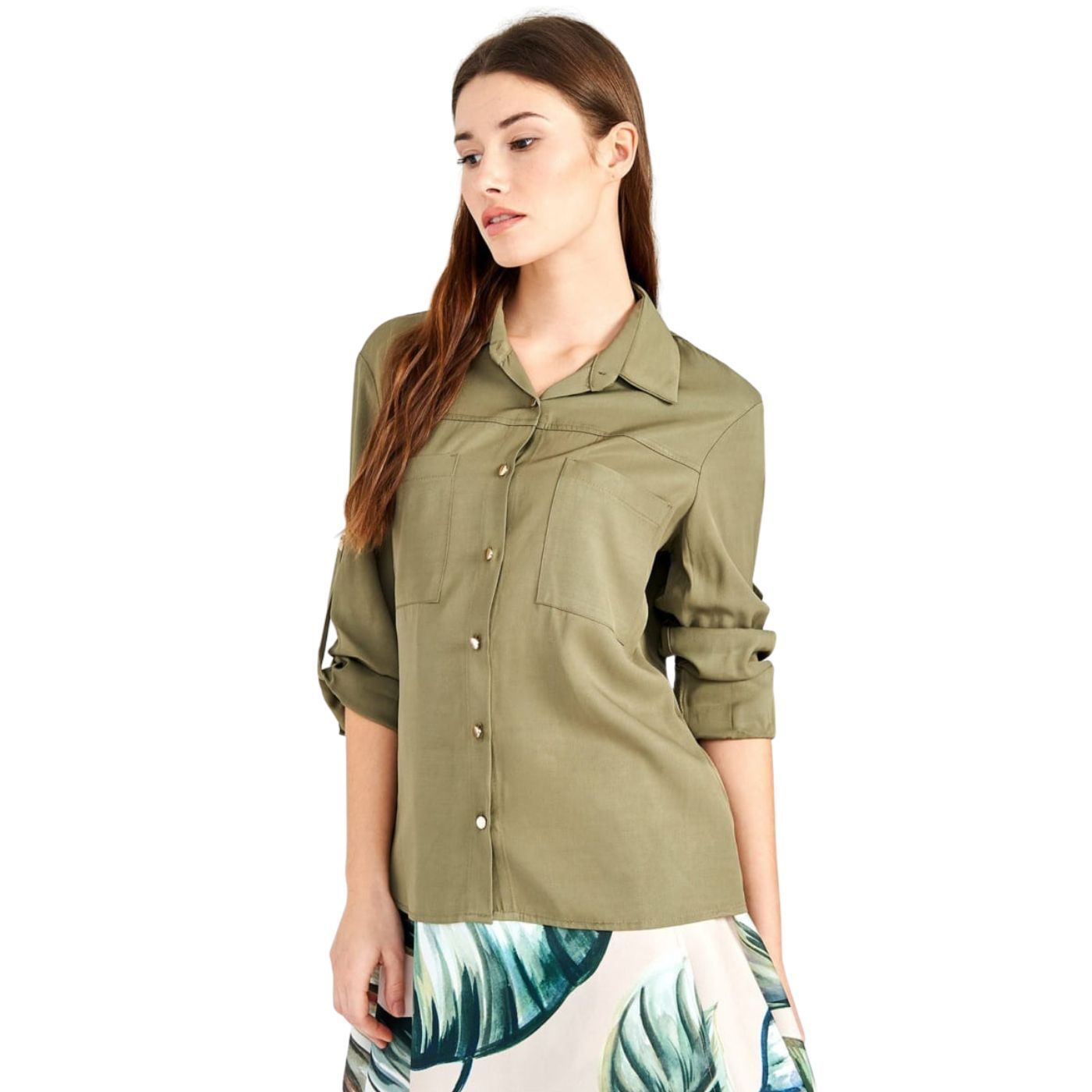 Rinascimento Blouse | Khaki