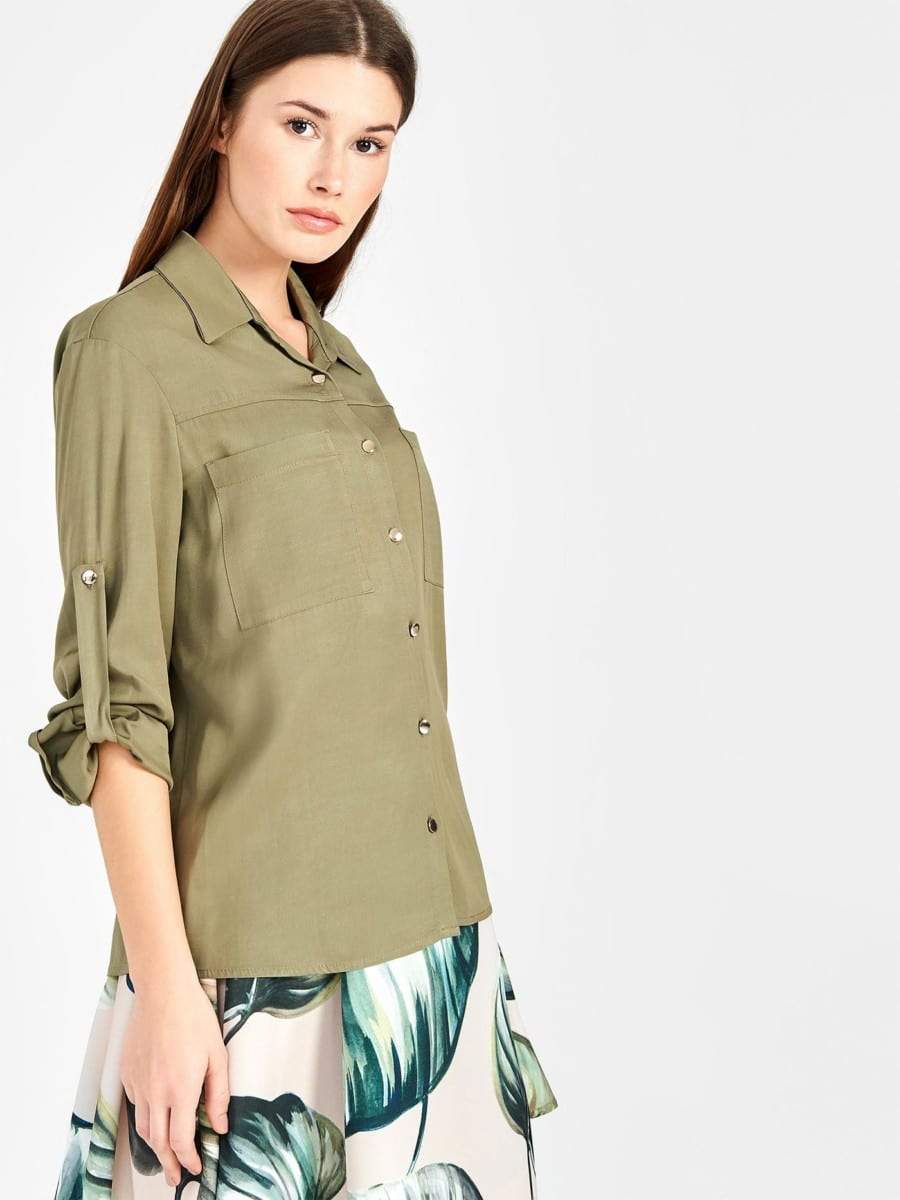 Rinascimento Blouse | Khaki