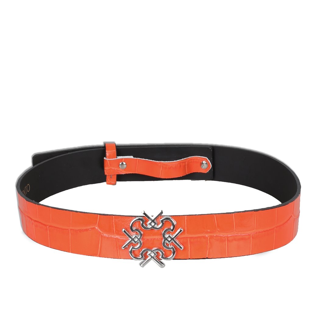 Rinascimento Leather Belt | Orange