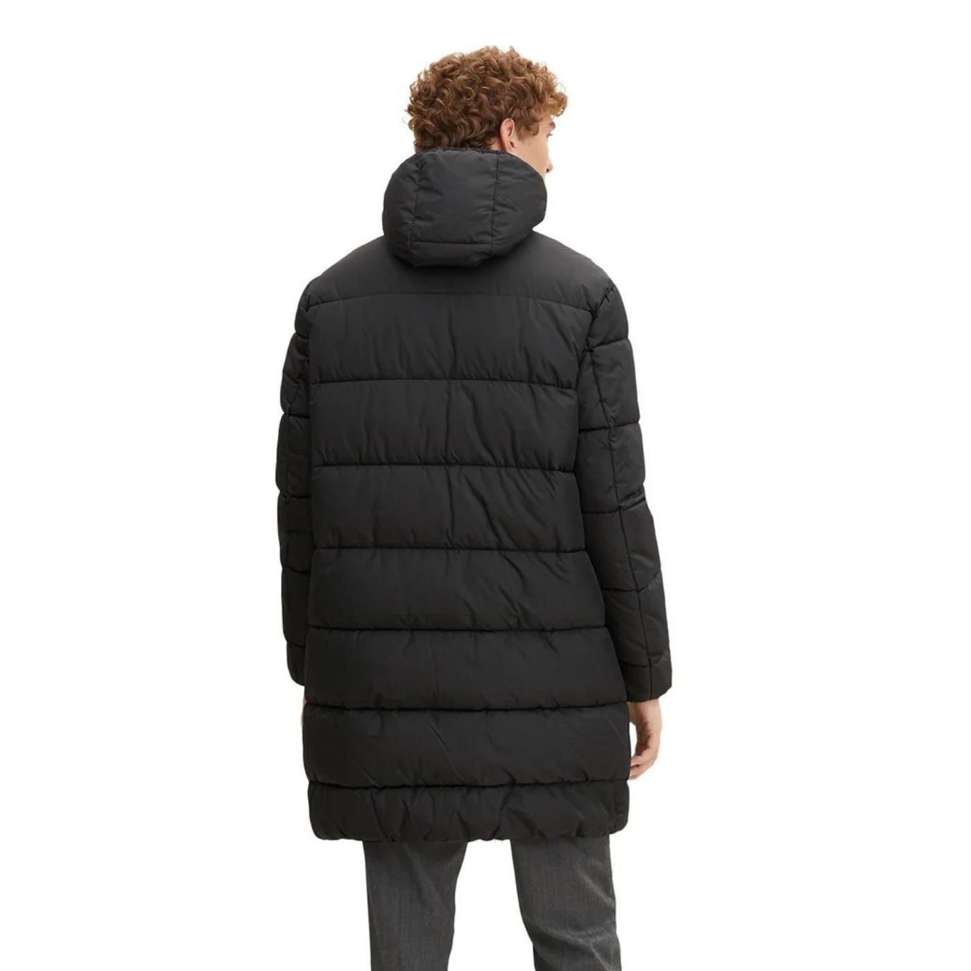 Tom Tailor Long Puffer Parka | Black
