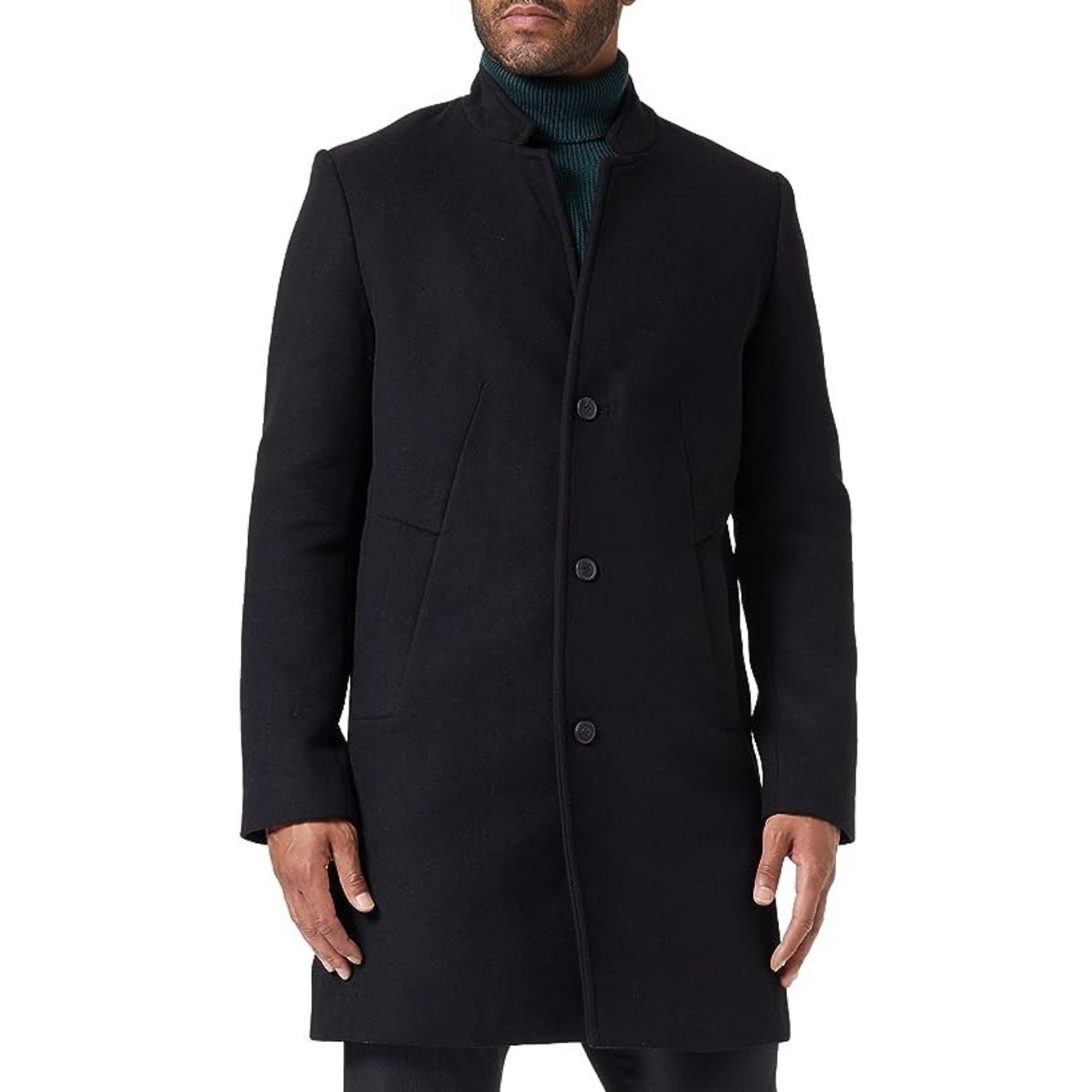 Tom Tailor Long Coat | Black