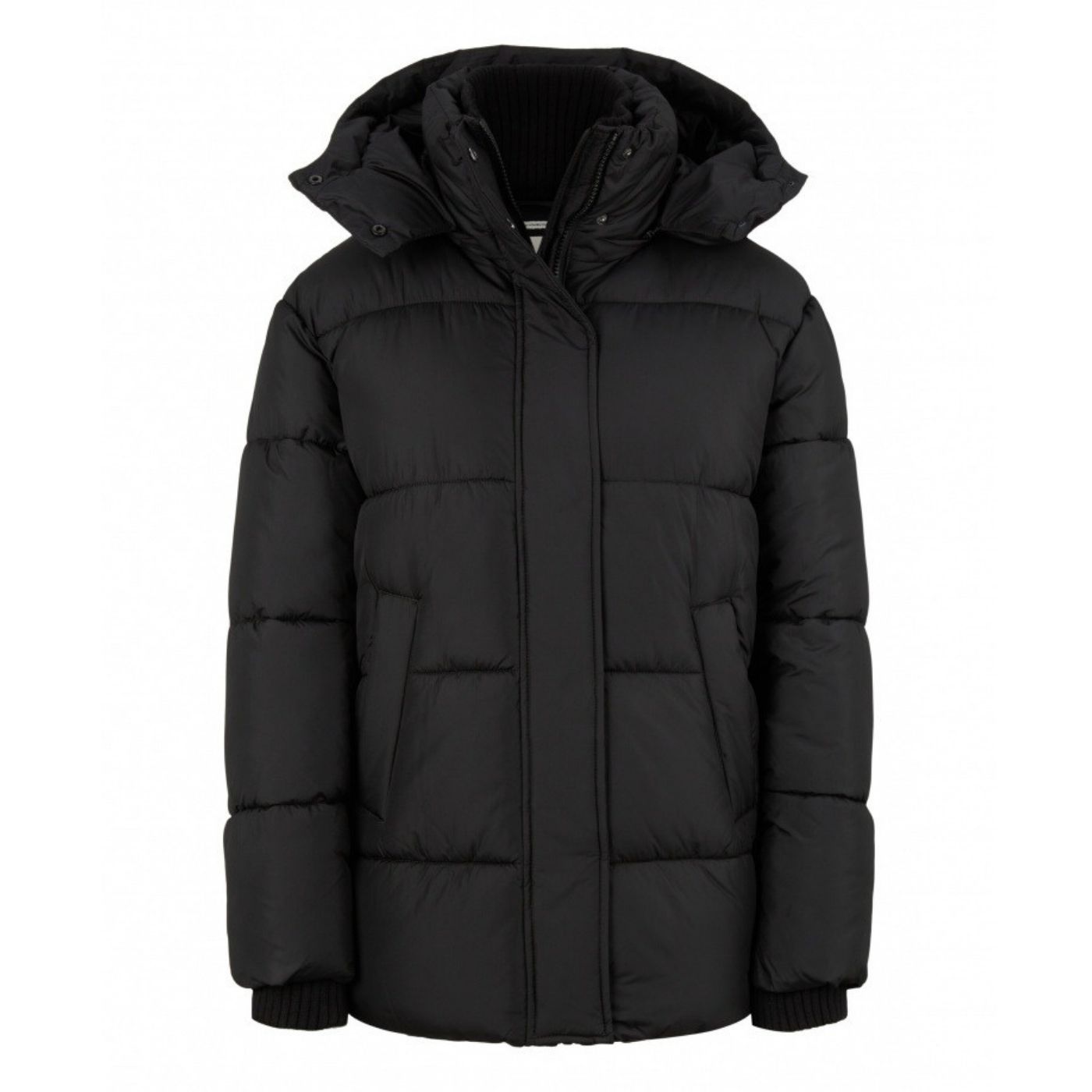 Tom Tailor Hooded Coat | Black