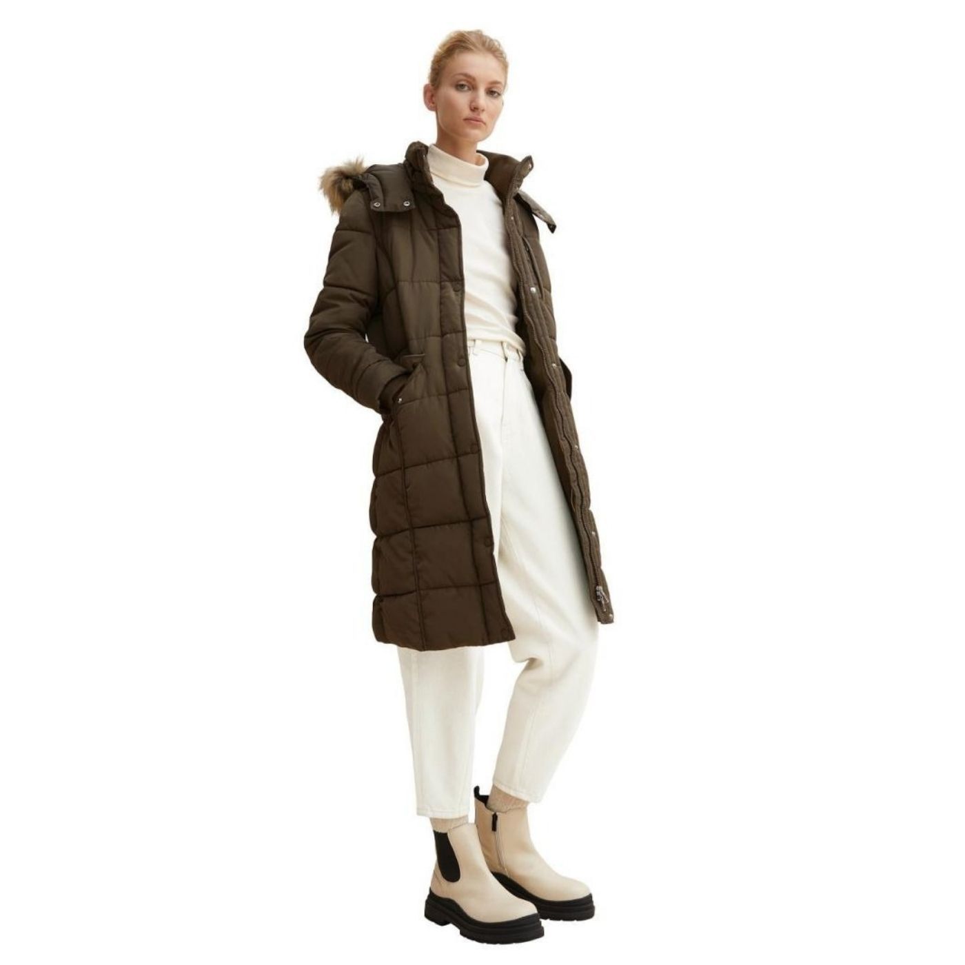 Tom Tailor Coat | Khaki
