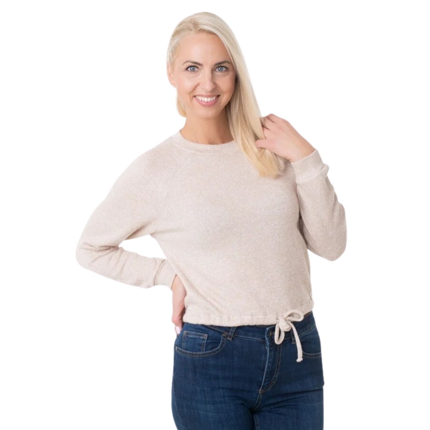 Tom Tailor Long Sleeve Top | Beige