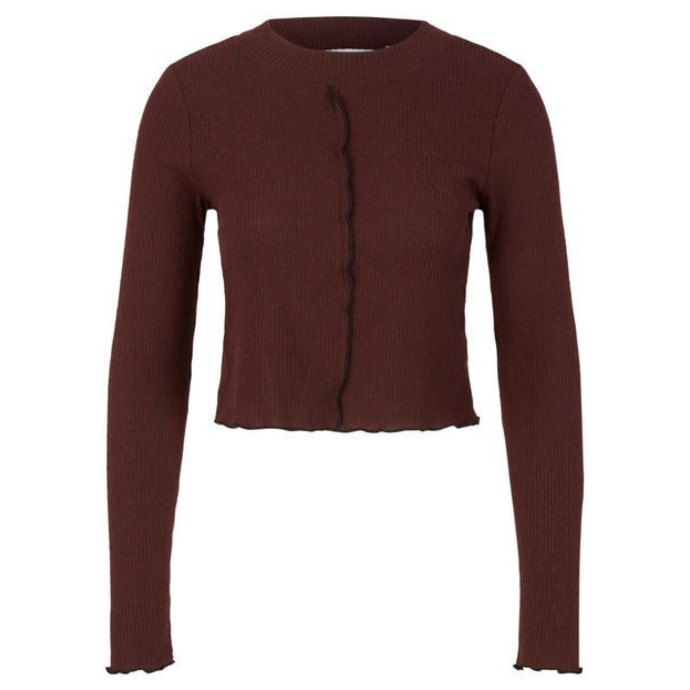Tom Tailor Long Sleeve Top | Bordeaux
