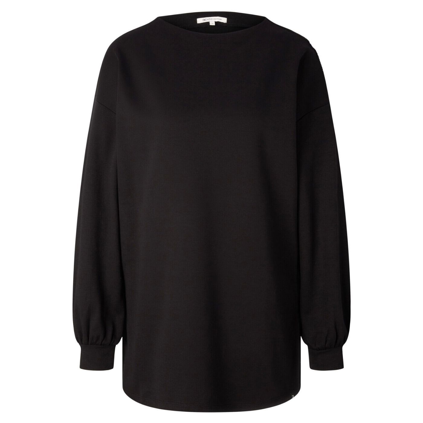 Tom Tailor Long Sleeve Top | Black