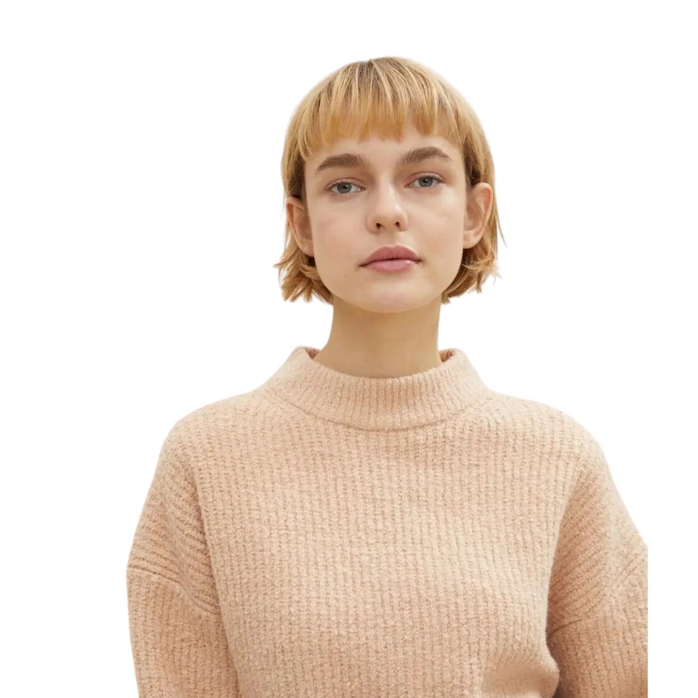 Tom Tailor Knitted Pulover | Brown