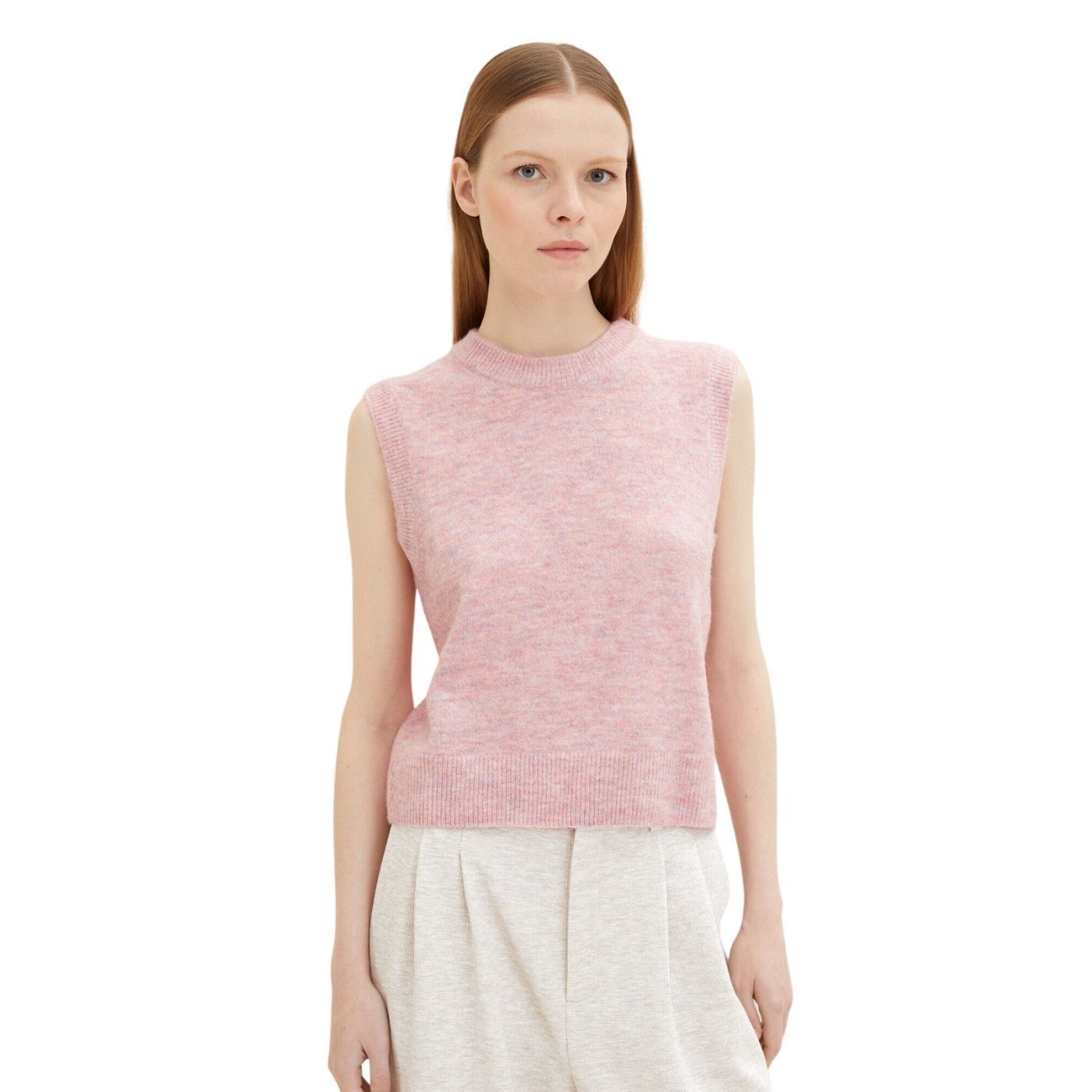 Tom Tailor Knitted Vest | Pink