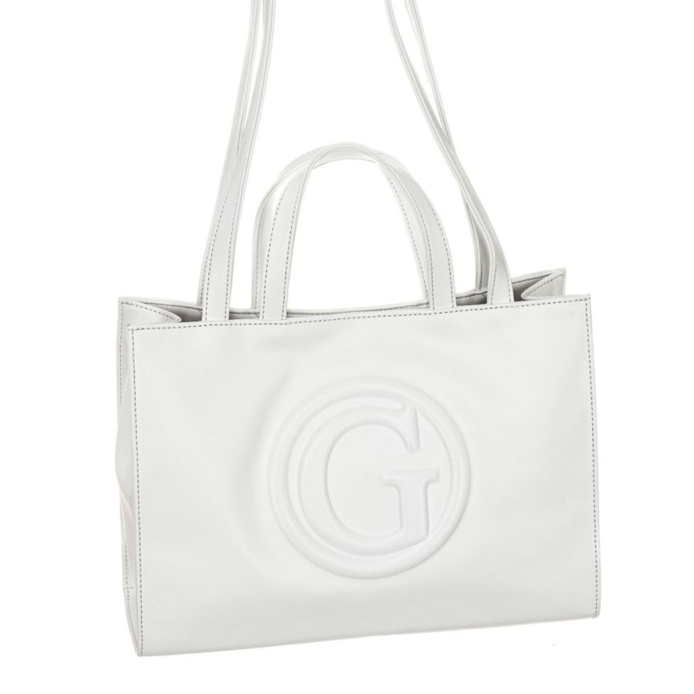 Guess G-Tote White Handbag