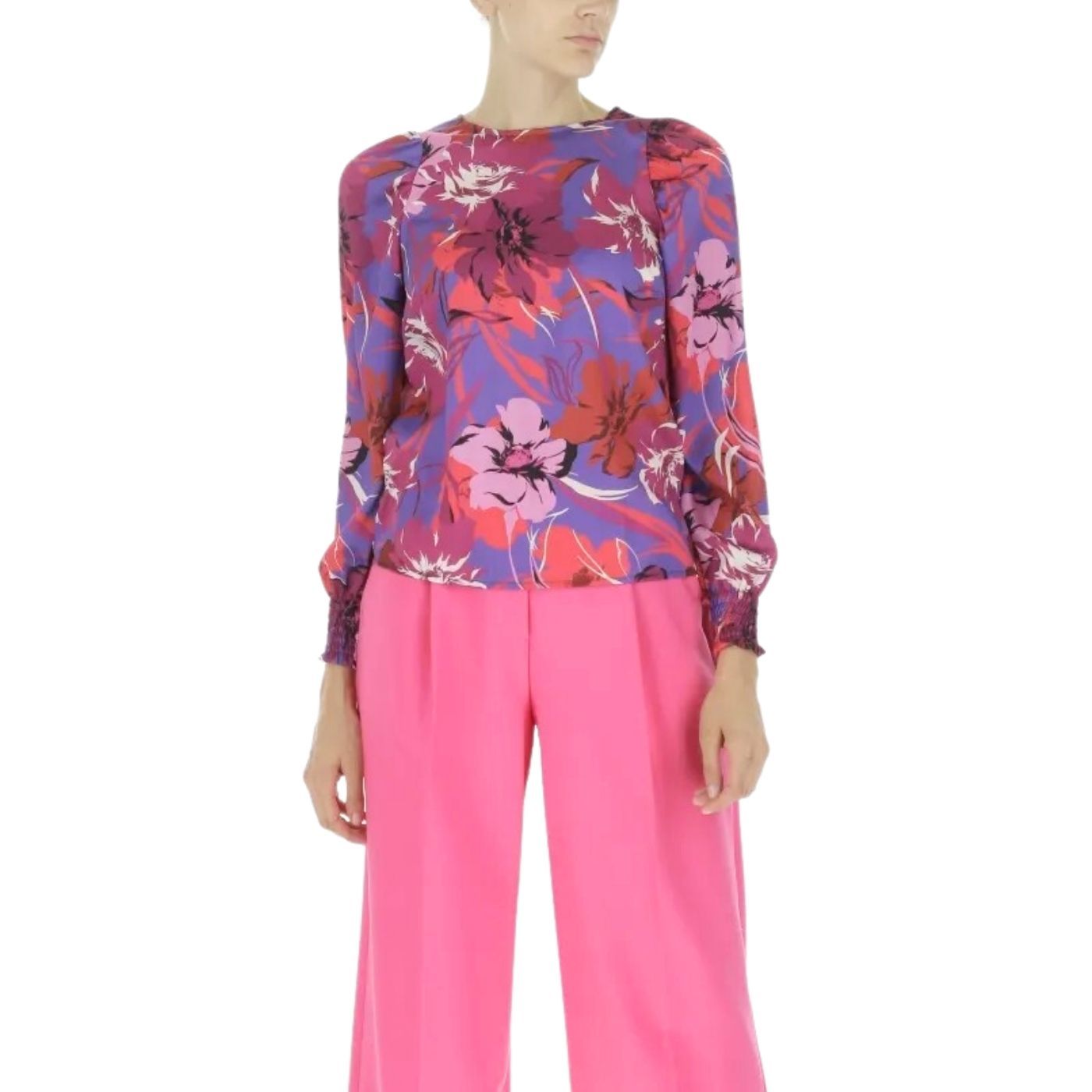 Rinascimento Long Sleeve Blouse| Purple