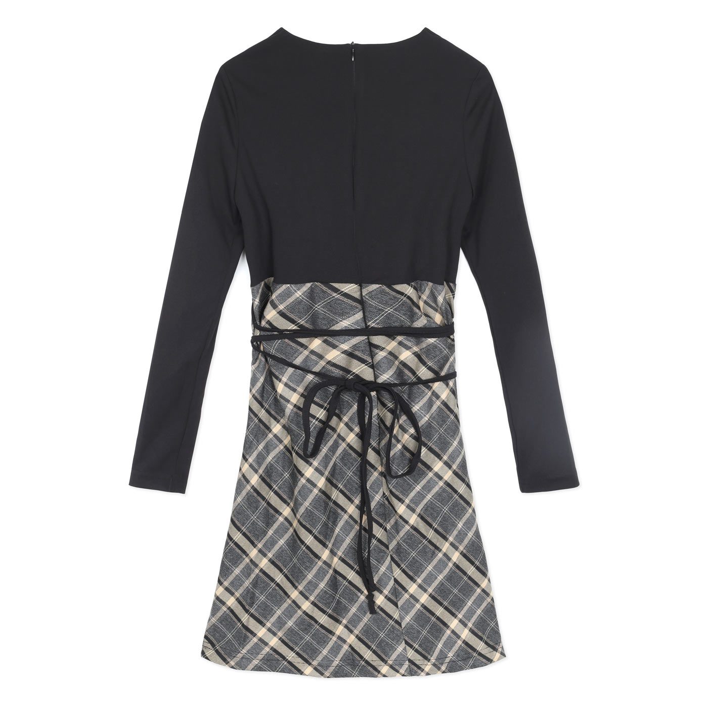 Rinascimento Long Sleeve Dress | Black Print