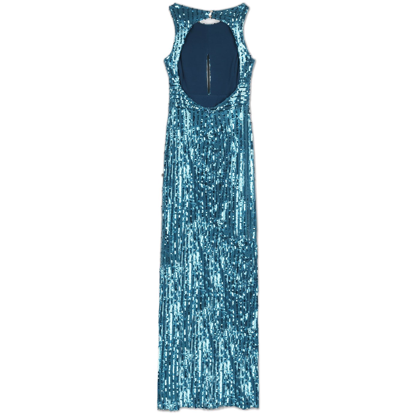 Rinascimento Sequin Maxi Dress | Blue