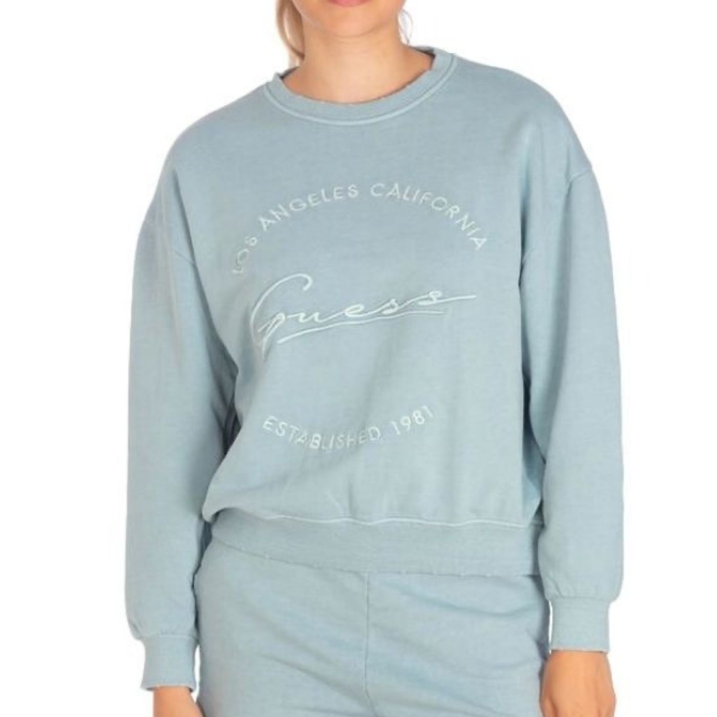 Guess Logo Sweater | Blue