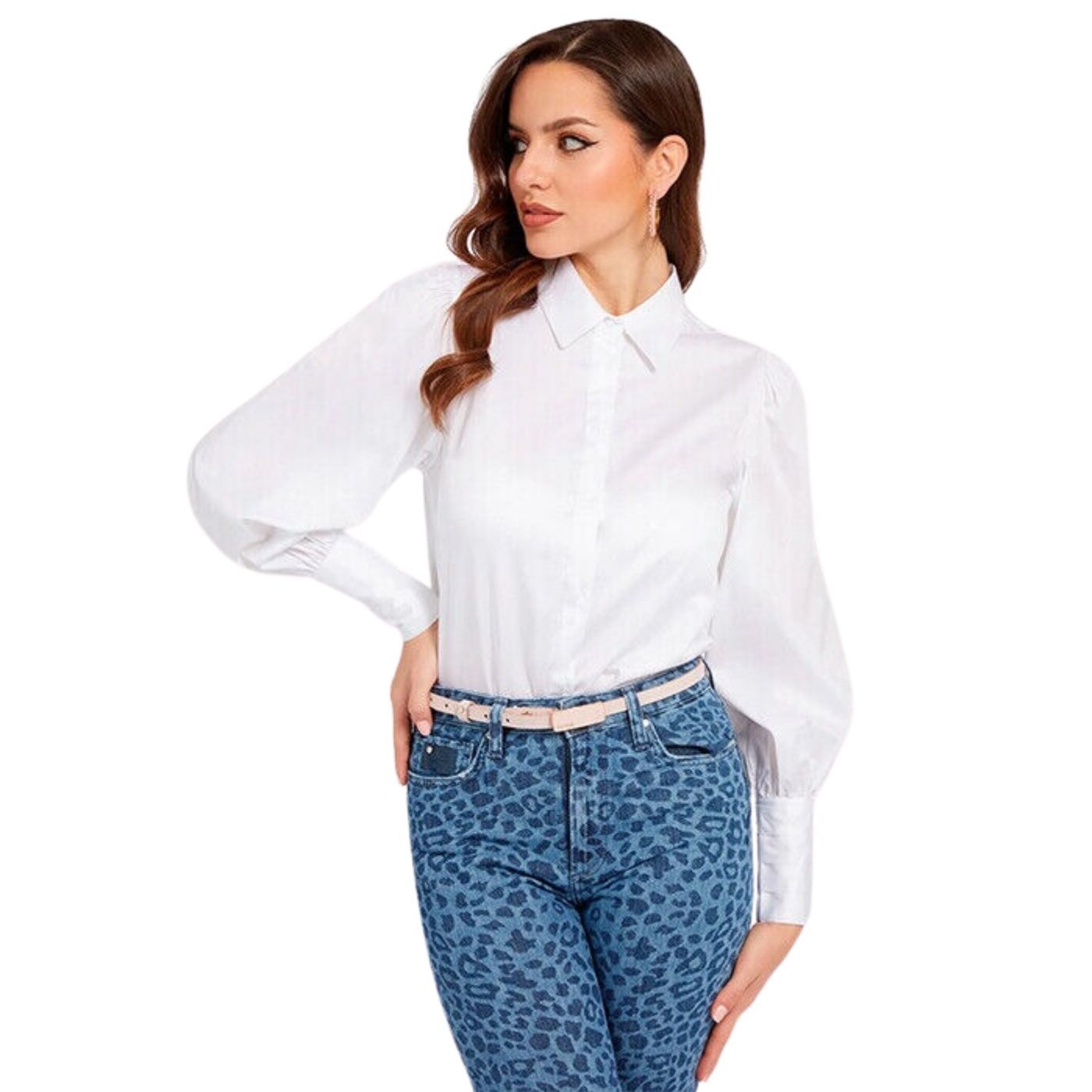 Guess Poplin Blouse | White
