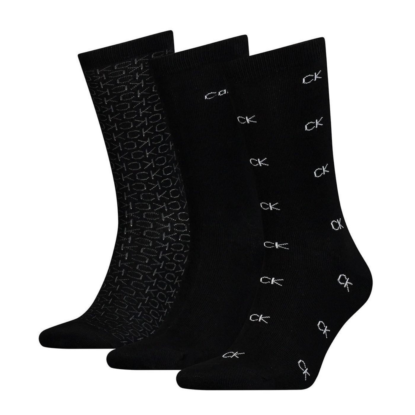 Calvin Klein 3 pc Set Socks | Black