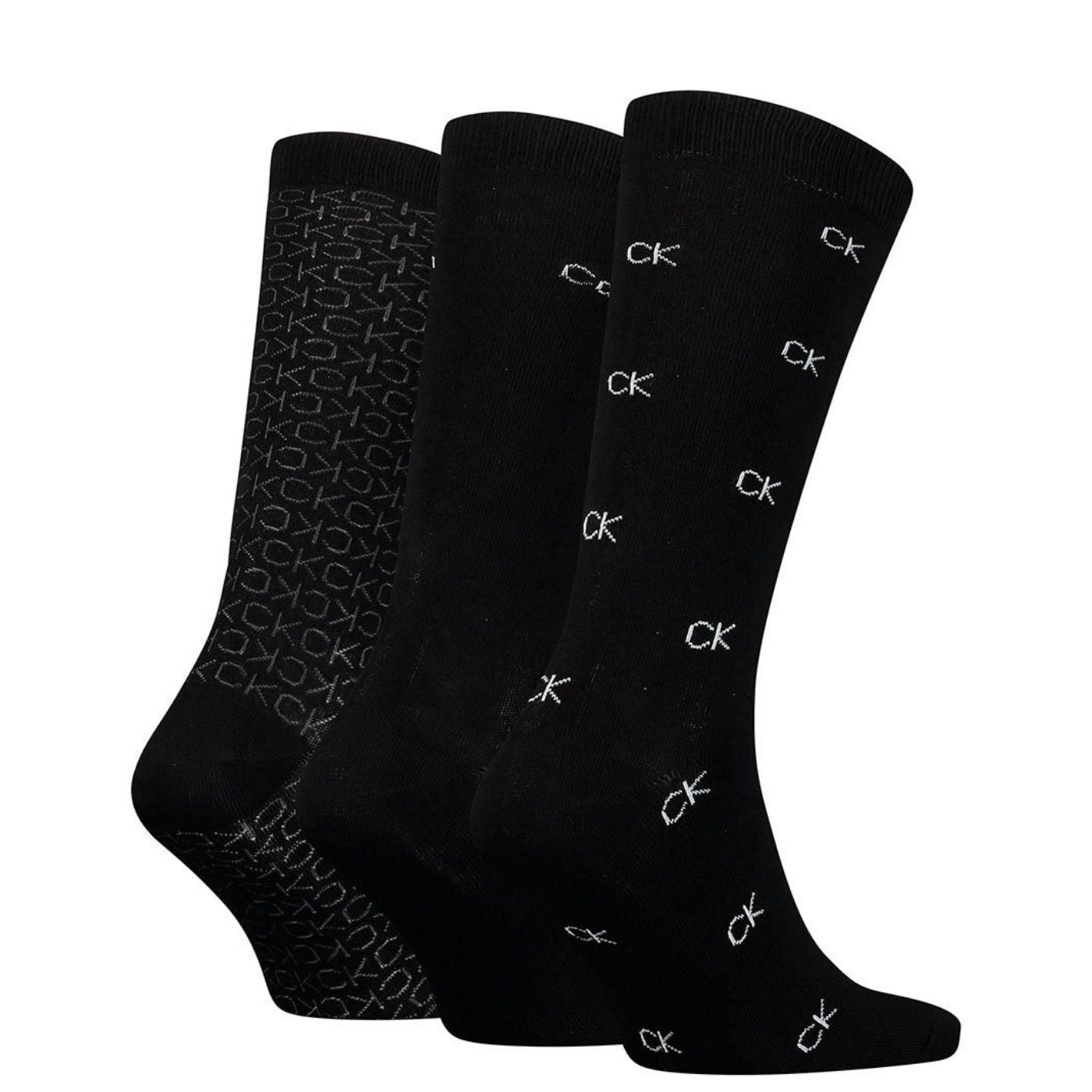 Calvin Klein 3 pc Set Socks | Black