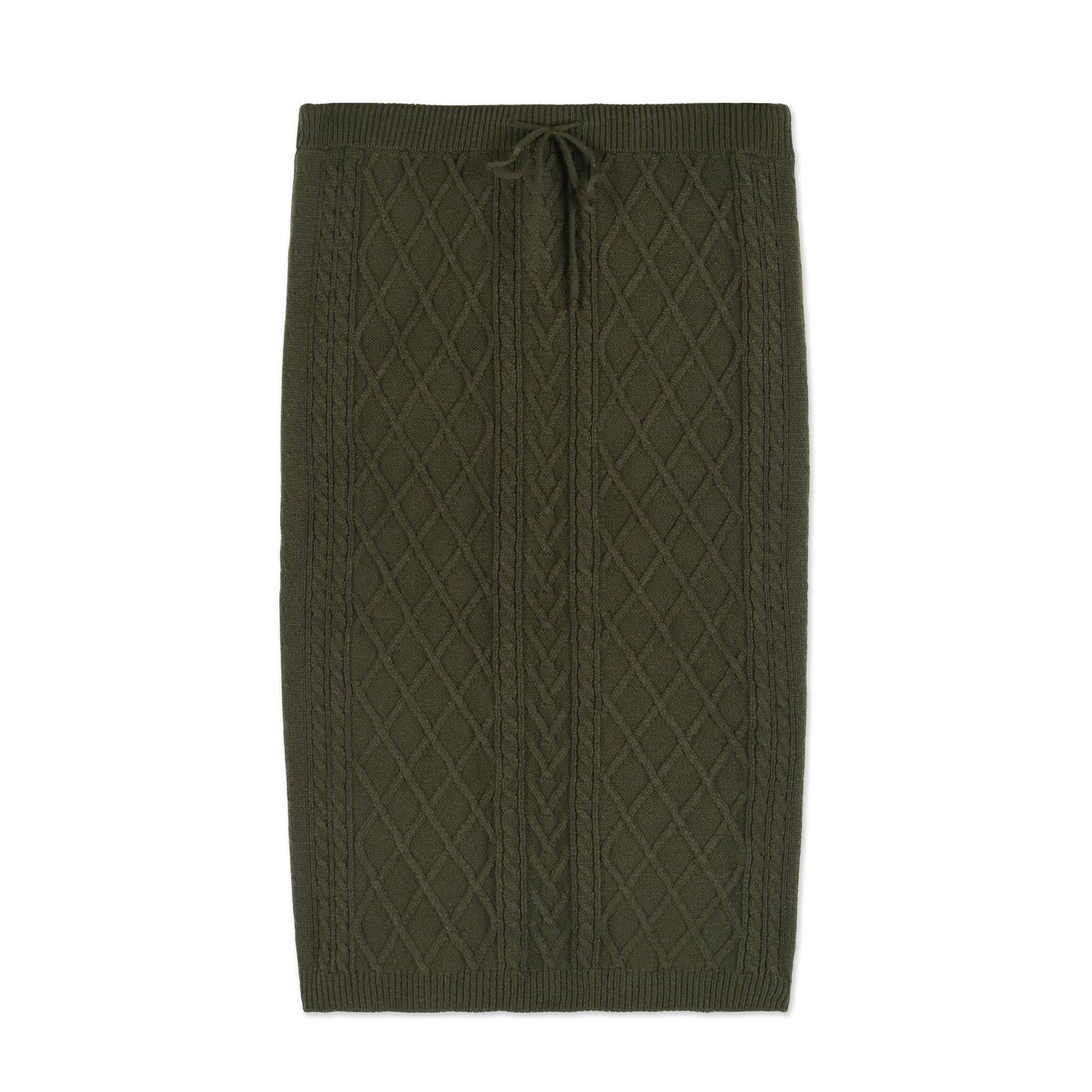 Rinascimento Knitted Skirt | Khaki