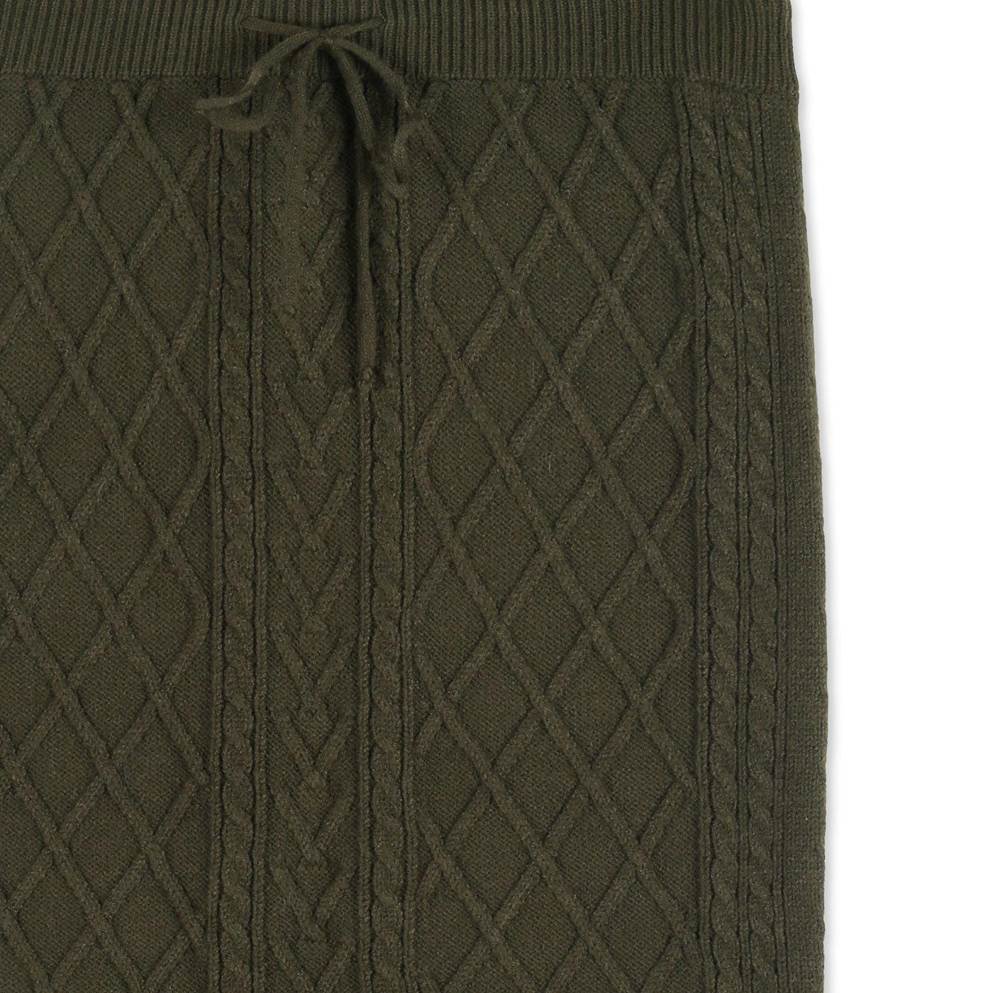 Rinascimento Knitted Skirt | Khaki
