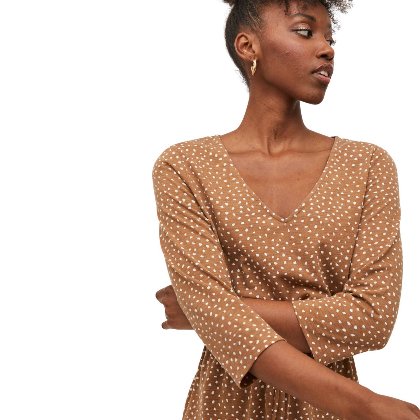 Vila Vimooney 3/4 V-Neck String Dress