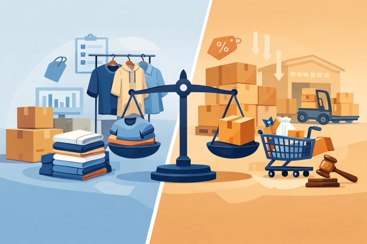 Surplus Apparel vs Liquidation: Key Differences