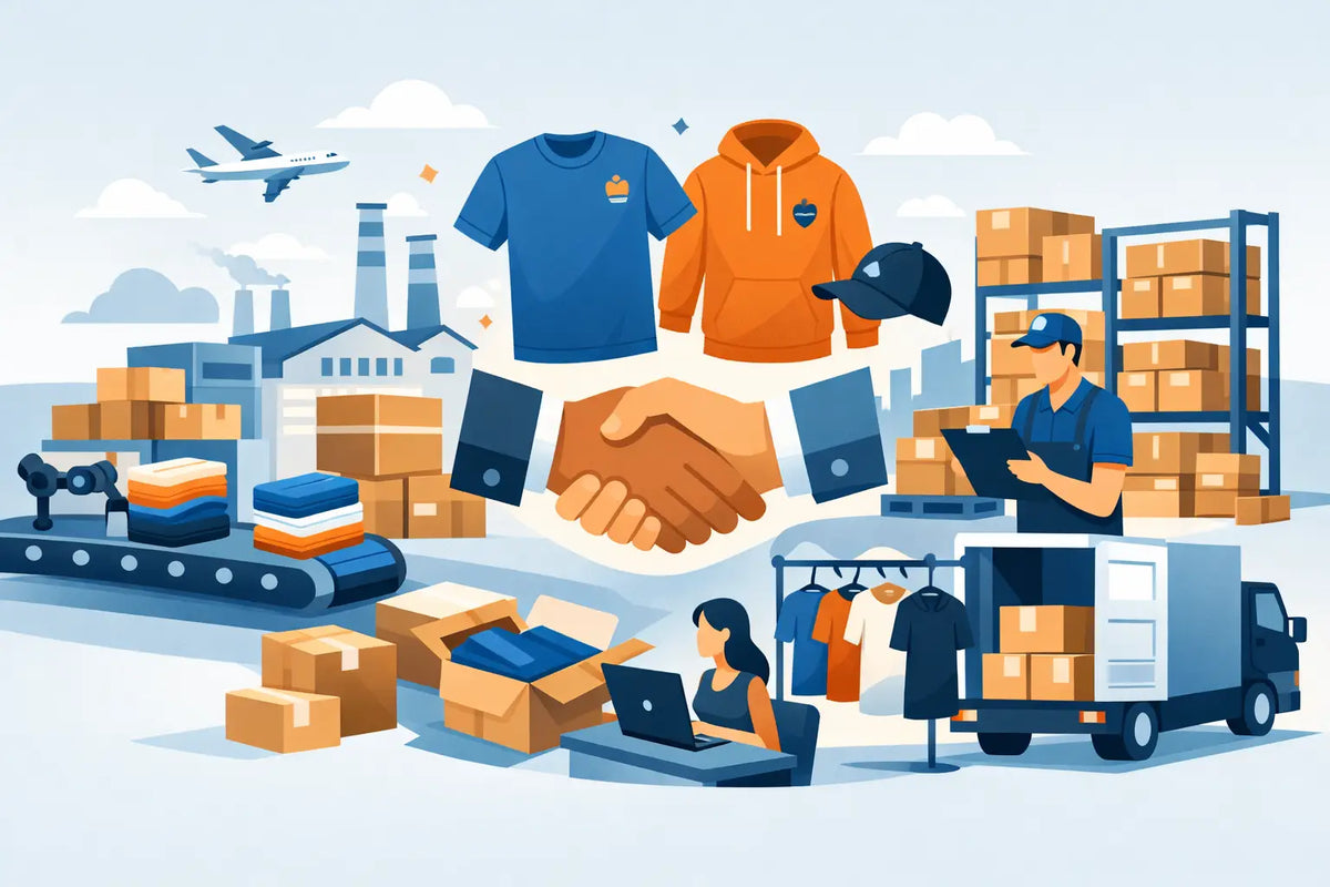 How bulk branded apparel wholesale really works