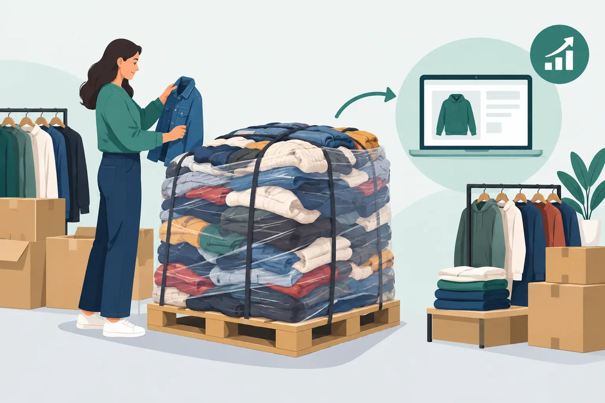 How to Buy Mixed Apparel Pallets for Resale