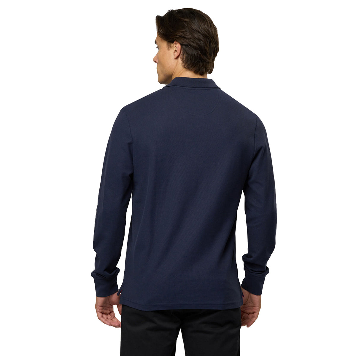 U.S. Polo Assn. Men's Long Sleeve Polo Shirt | Blue