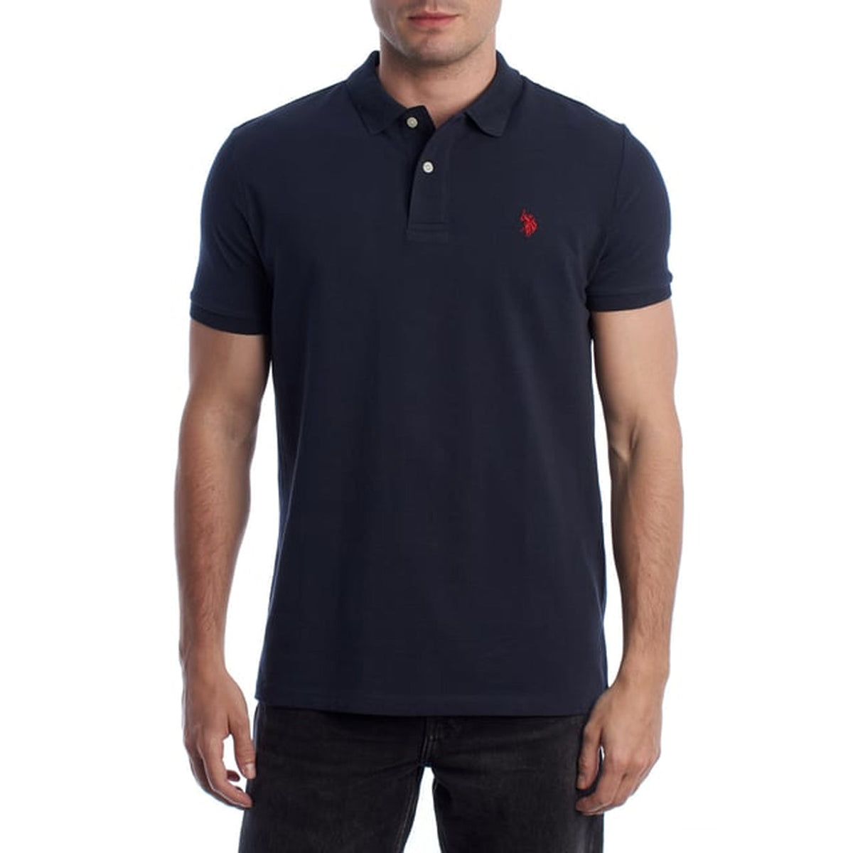 U.S. Polo Assn. Men's Short Sleeve Polo Shirt | Navy