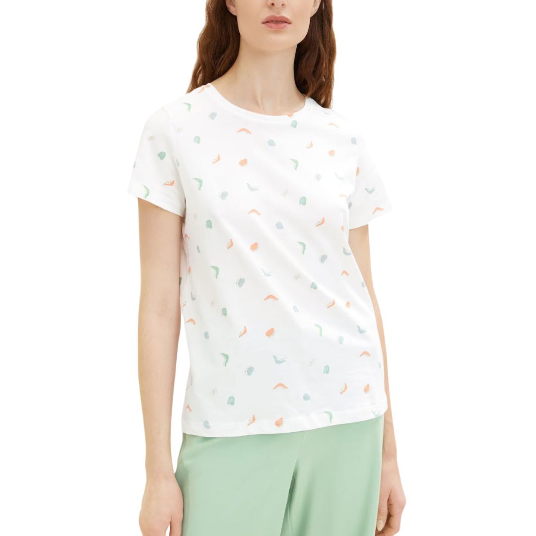 Tom Tailor T-Shirt White Print