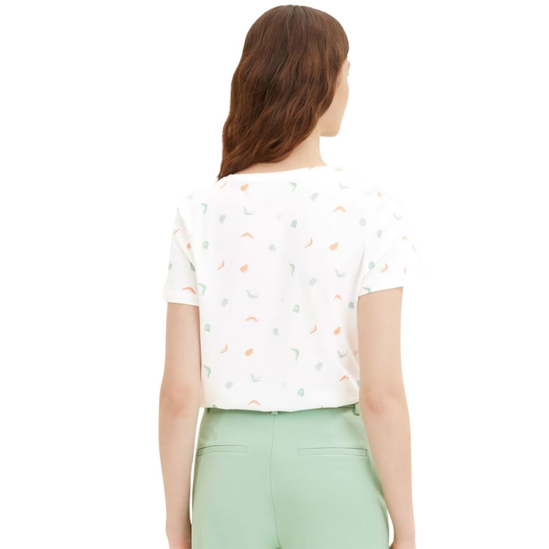 Tom Tailor T-Shirt White Print
