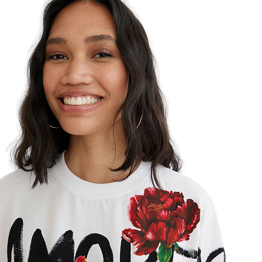 Desigual White T-shirt