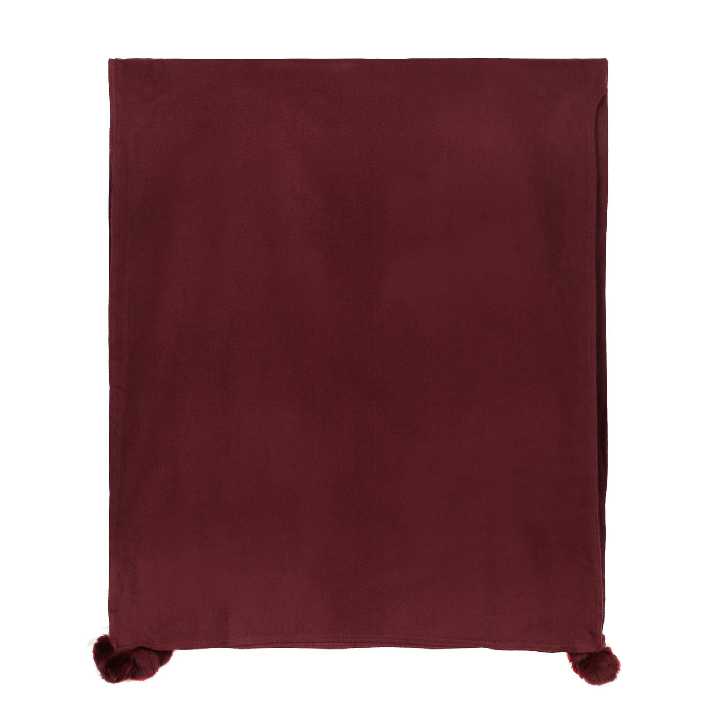 Pierre Cardin - XWE.poncho.pom.bordo