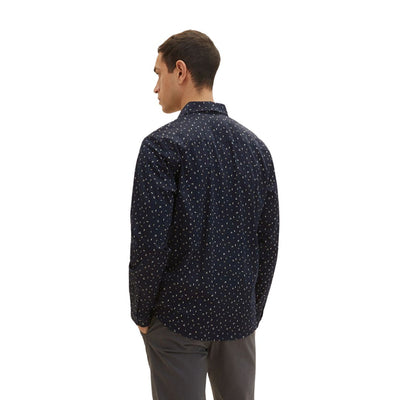 Tom Tailor Long Sleeve Shirt Blue Print