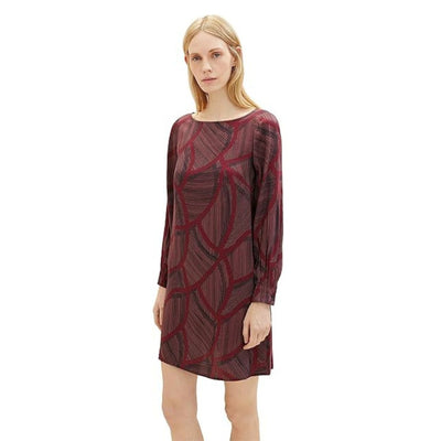 Tom Tailor Midi Bordeaux Dress