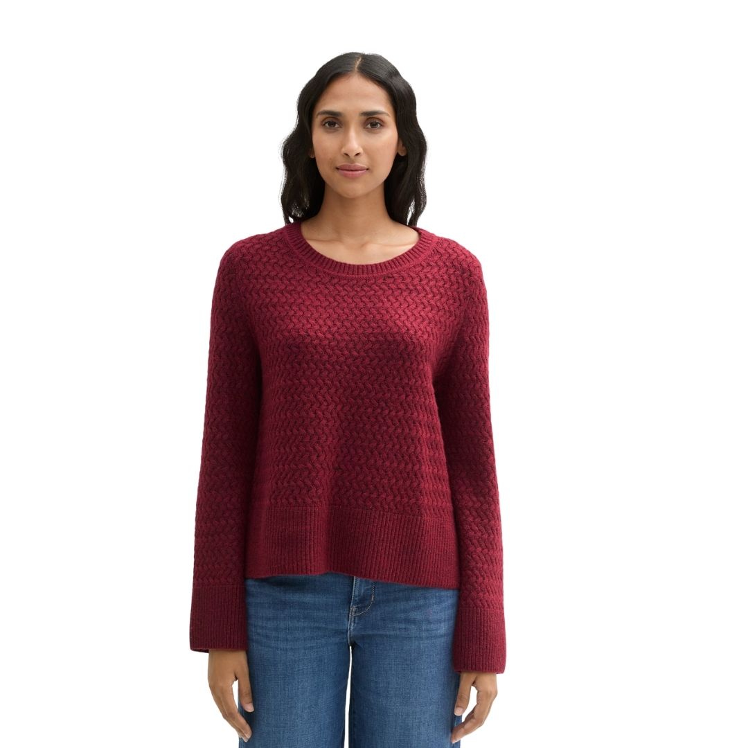 Tom Tailor Red Pullover