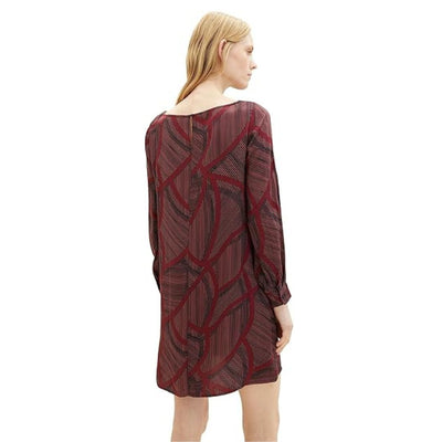 Tom Tailor Midi Bordeaux Dress