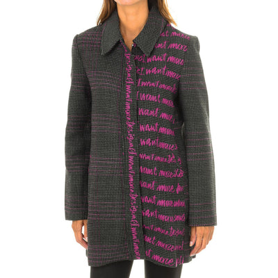 Desigual Abrig More Love Coat | Gray