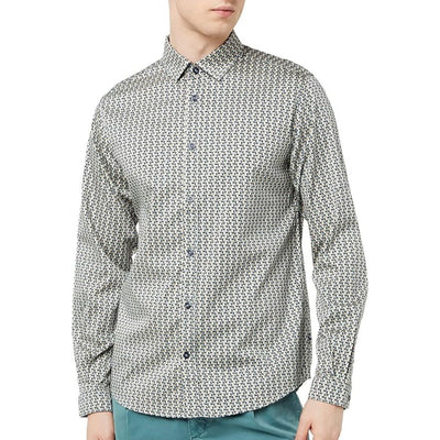 Tom Tailor Long Sleeve Shirt Green Print