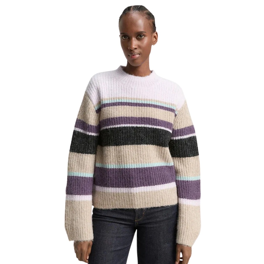 Tom Tailor Women's Sweater | Tricolor – front view