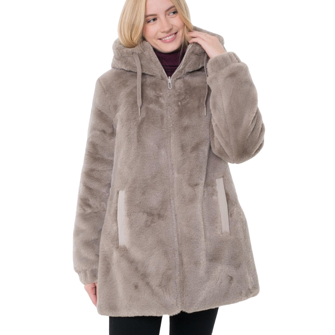 Tom Tailor Women's Reversible Coat | Beige
