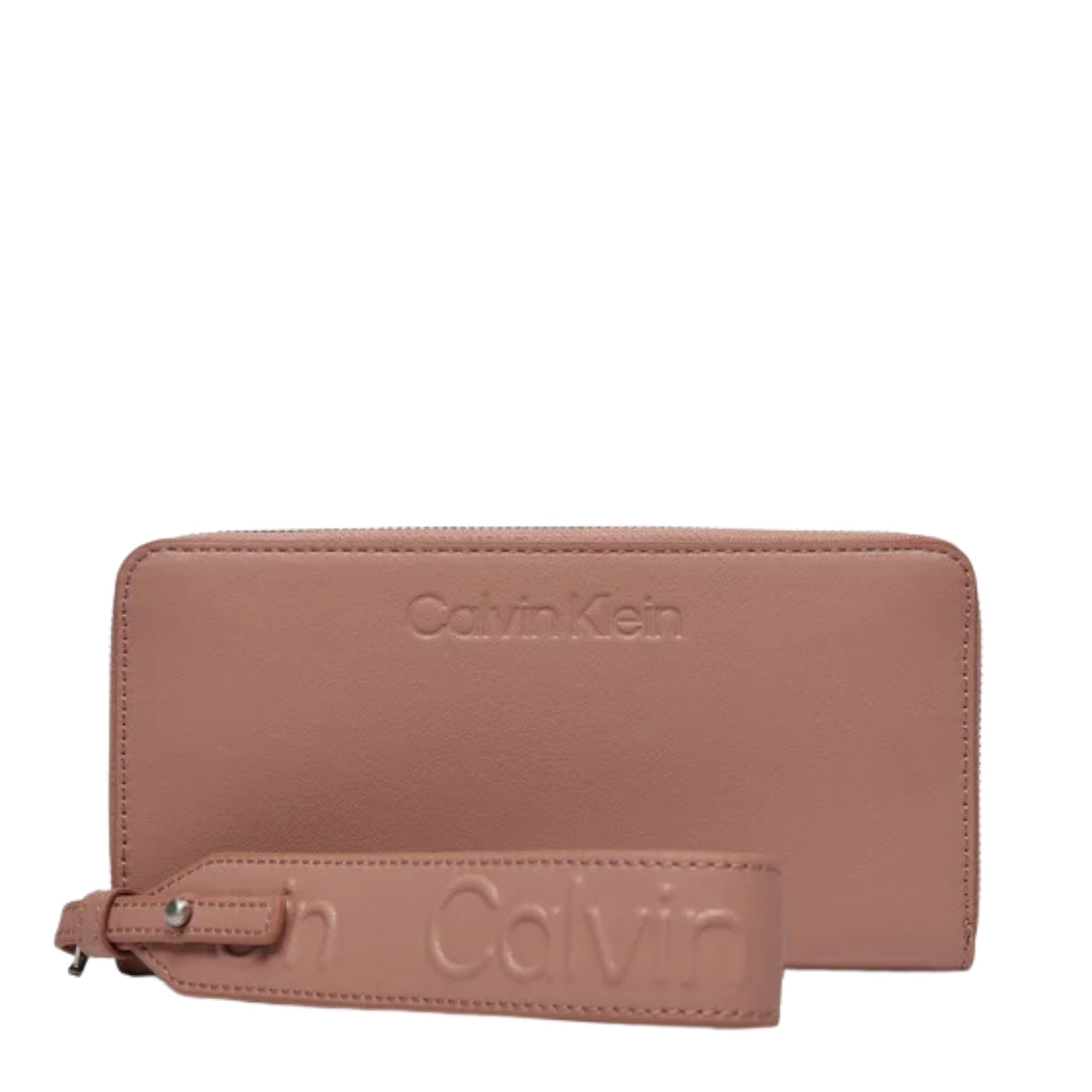 Calvin Klein Big Pink Zip Wallet